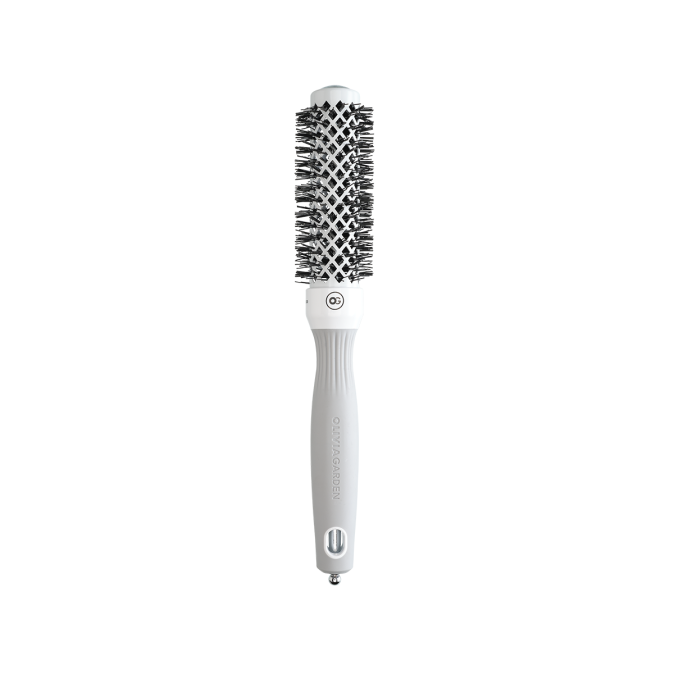 Браш Olivia Garden EXPERT BLOWOUT SHINE White & Grey 25 (ID2003) 