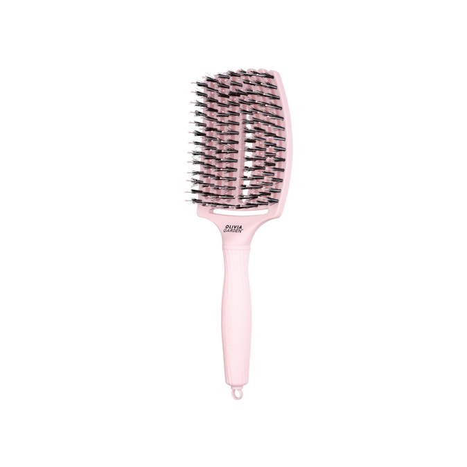 Щітка для волосся Olivia Garden Fingerbrush Combo Pastel Pink Large (ID1686) 