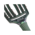 Щетка для волос Olivia Garden Fingerbrush Care Ionic boar&nylon Зеленый изумруд M (ID1826)