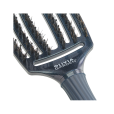 Щетка для волос Olivia Garden Fingerbrush Care Ionic boar&nylon Синий сапфир M (ID1825)