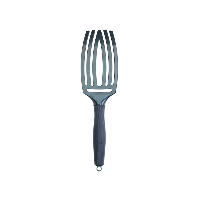 Щетка для волос Olivia Garden Fingerbrush Care Ionic boar&nylon Синий сапфир M (ID1825) от компании ИРИС