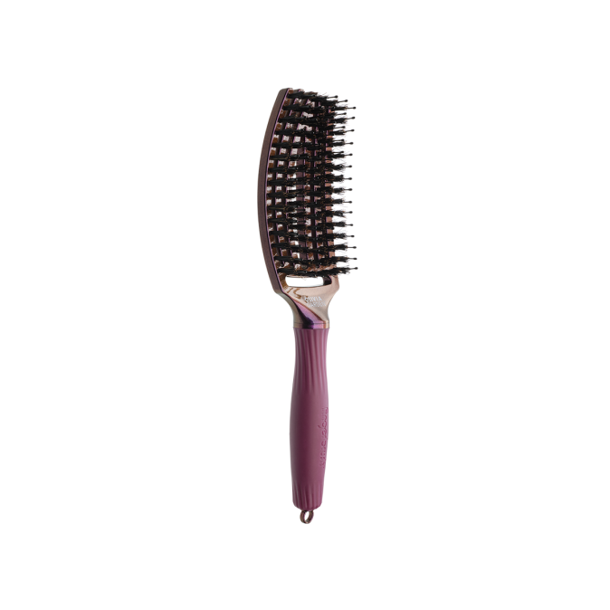 Щетка для волос Olivia Garden Fingerbrush Care Ionic boar&nylon Фиолетовый аметист M (ID1827) от компании ИРИС