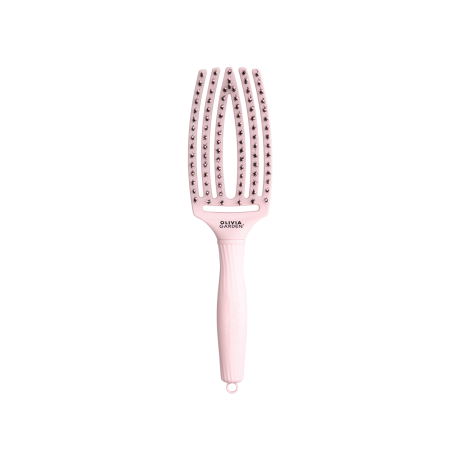 Щетка для волос Olivia Garden Fingerbrush Combo Pastel Pink Medium (ID0853)