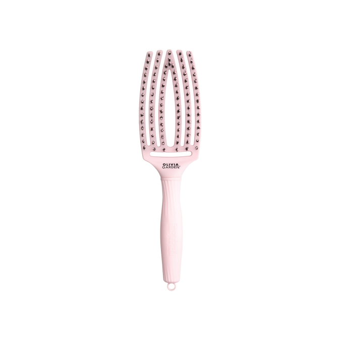 Щітка для волосся Olivia Garden Fingerbrush Combo Pastel Pink Medium (ID0853) 
