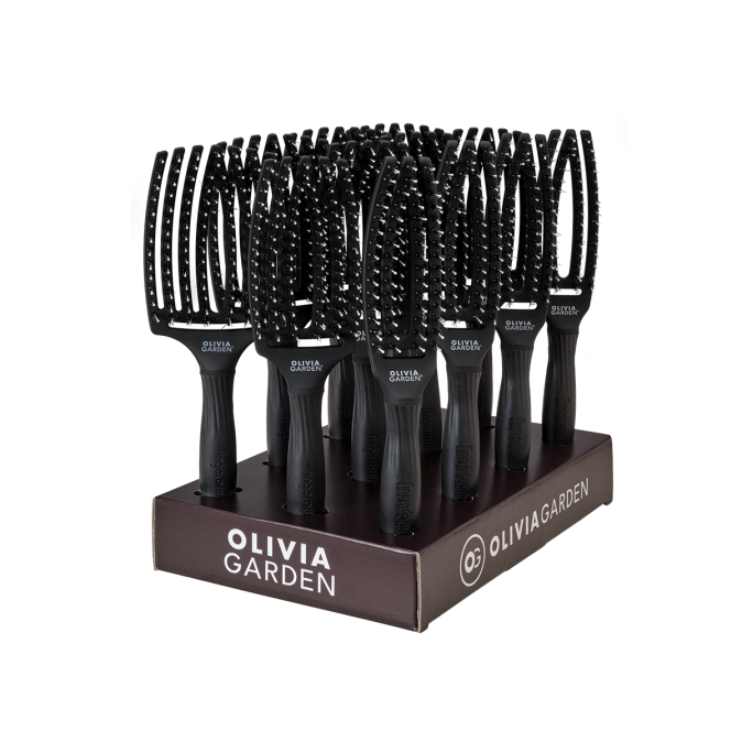 Дисплей щіток Olivia Garden Fingerbrush Display 12 Pcs Combo (BR-FBD12-COMBO) 
