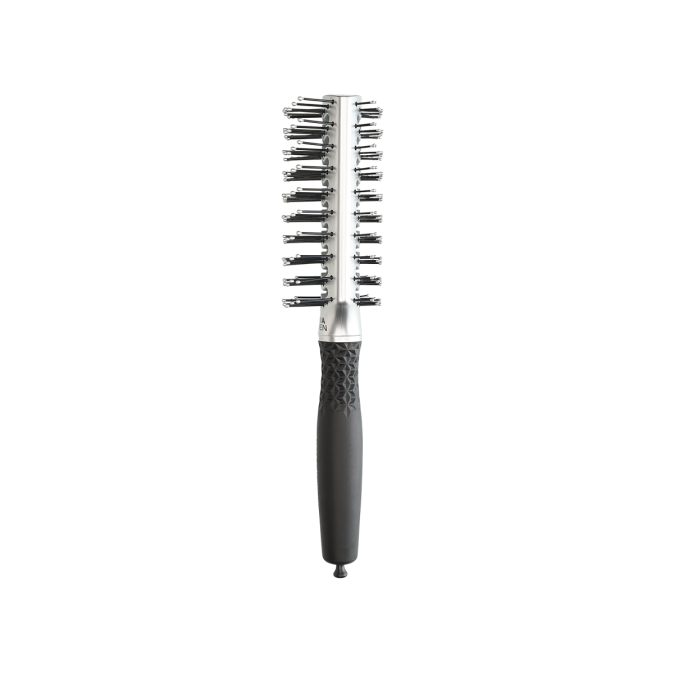 Щітка для волосся Olivia Garden ESSENTIAL STYLE DOUBLE TUNNEL Nylon/Double Bristles Silver (ID2108) 