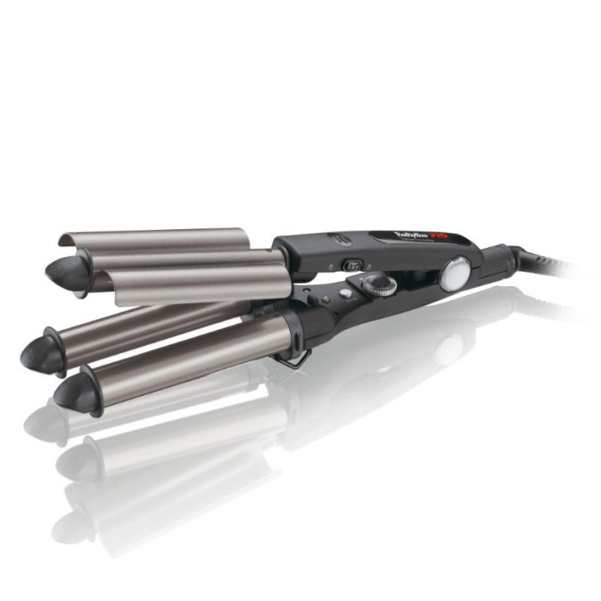 Потрійна плойка BaByliss PRO BAB2269TTE Triple Barrel d.22-19-22 мм титан-турмалин., регулятор темп., дефект упаковки -10% 