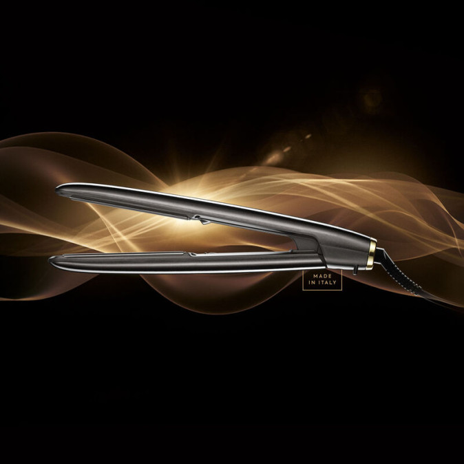 Випрямляч для волосся BaByliss PRO BAB3550E Stilista сіро-золотий 