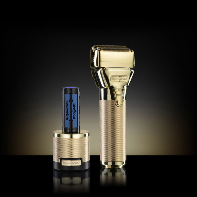 Профессиональная электробритва BaByliss PRO FXONE All-Metal Gold Shaver FX79FSGE от компании ИРИС