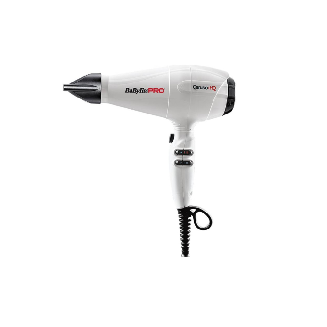 Фен для волосся BaBylissPro CARUSO-HQ 2400 Вт білий (BAB6970WIE) 