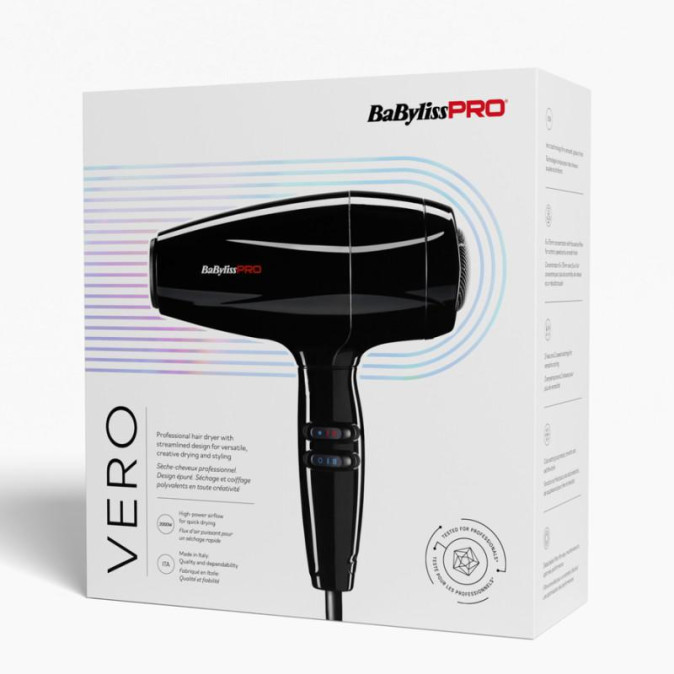 Професійний фен для волосся BaByliss PRO VERO 2000W (арт. BAB6280E) 