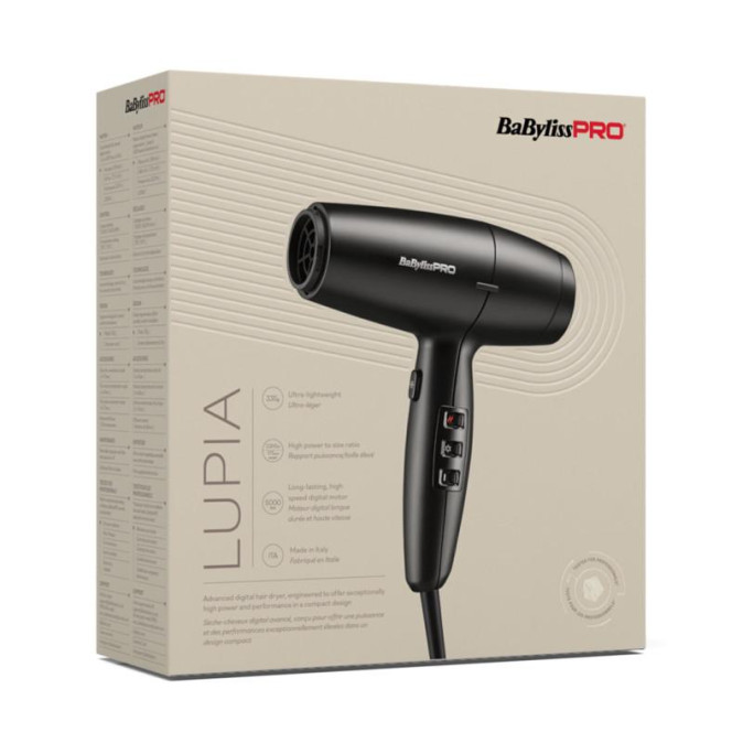 Професійний фен для волосся BaByliss PRO Lupia 2200W (арт. BAB7600E) 