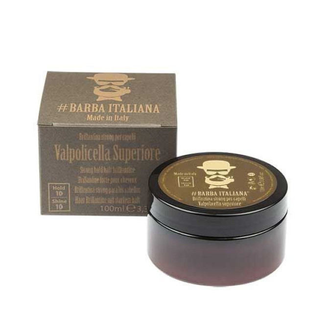 VALPOLICELLA SUPERIORE Бриолин для волос сверхсильной фиксации #Barba Italiana, 100 мл от компании ИРИС