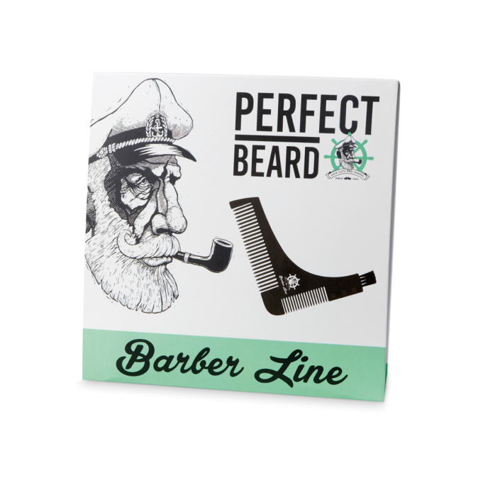Гребень для бороды EUROSTIL Barber Line трафарет (06176) от компании ИРИС