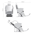 Крісло перукарське CERIOTTI Jupiter 507, база диск rif. 4/m