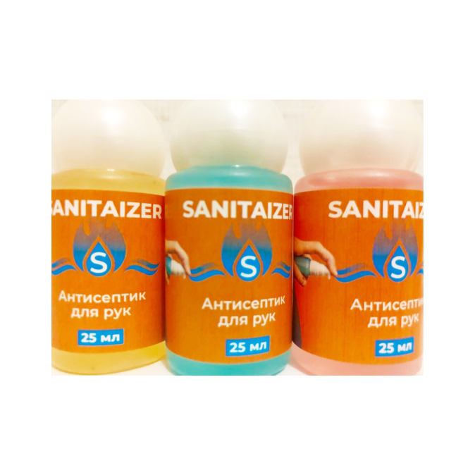 Антисептик Sanitaizer Spray без распылителя, 25 мл от компании ИРИС
