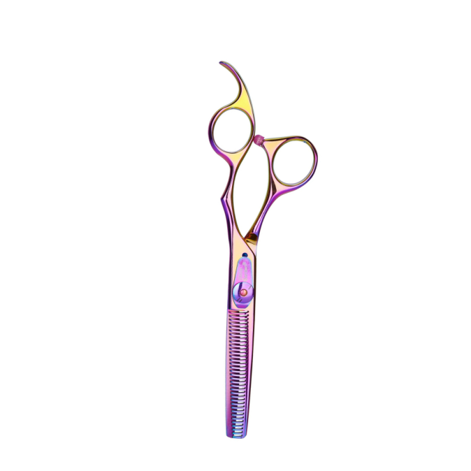 Ножницы для стрижки OLIVIA GARDEN silkcut 635 rainbow (SH-SC1PC-TR63E-B12-B) от компании ИРИС