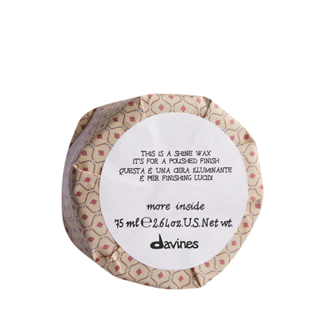 SHINE Wax Віск середньої фіксації для глянцевих образів з ефектом сяяння. Фіксація #2 More Inside Davines, 75 мл