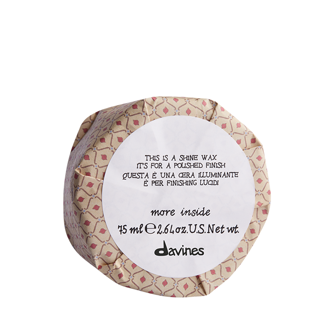 SHINE Wax Віск середньої фіксації для глянцевих образів з ефектом сяяння. Фіксація #2 More Inside Davines, 75 мл 