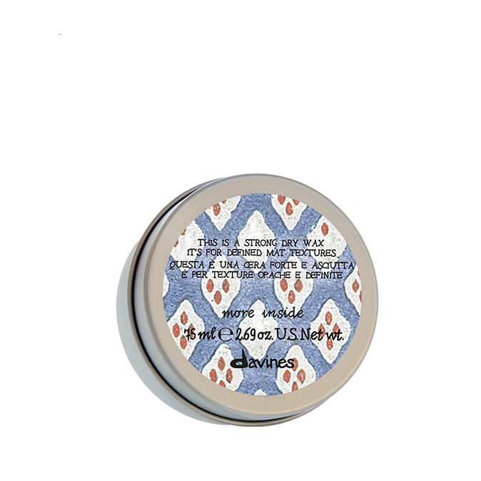 STRONG DRY Wax Сухий віск сильної фіксації для текстурних матових акцентів. Фіксація #5 More Inside Davines, 75 мл 