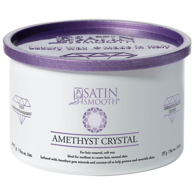 Воск в банке хрустальный аметист SATIN SMOOTH, 400 мл (SSW14SАС) от компании ИРИС