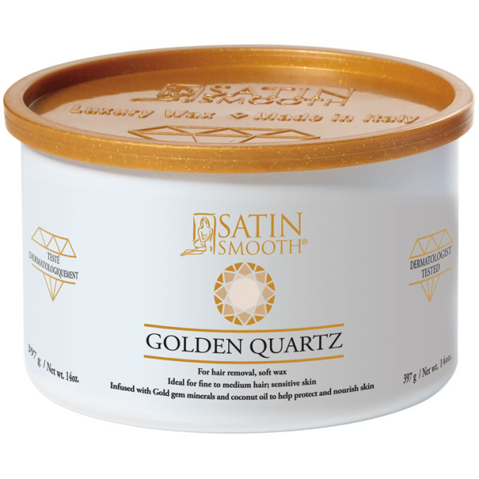 Віск у банці золото кварца SATIN SMOOTH, 400 мл (SSWBGD) 