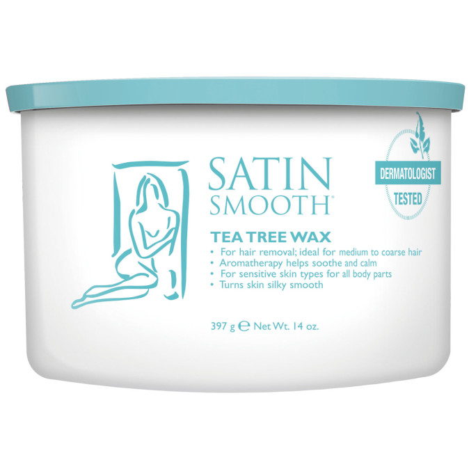 Воск в банке с чайным деревом SATIN SMOOTH, 400 мл (SSW14TTG) от компании ИРИС