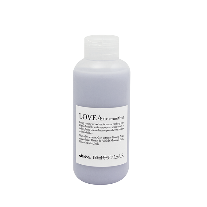 LOVE Hair Smoother Крем для розгладження неслухняного та хвилястого волосся з ефектом антифриз, що не потребує змивання Essential Haircare Davines, 150 мл 