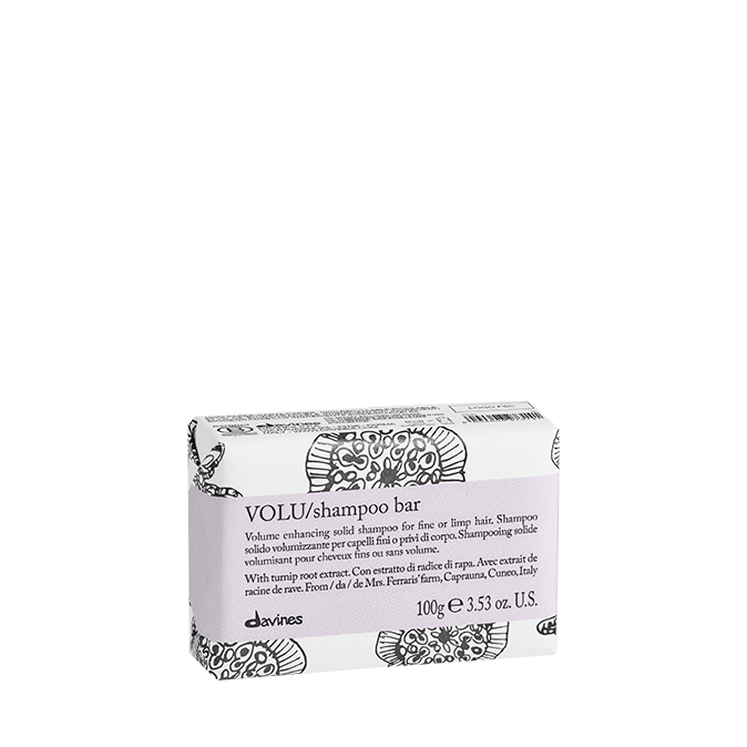 VOLU Shampoo bar Твердий шампунь для надання об'єму тонкому волоссю Essential Haircare Davines, 100 мл 