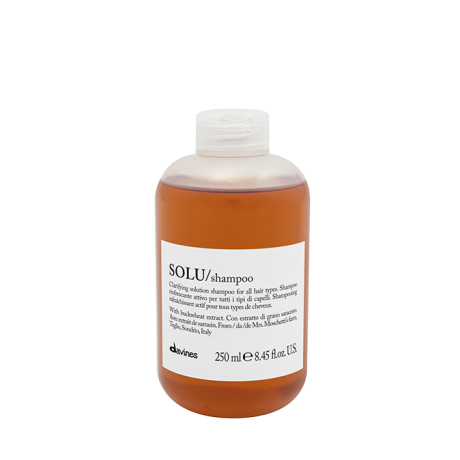 SOLU Shampoo Шампунь для глибокого очищення всіх типів волосся Essential Haircare Davines, 250 мл