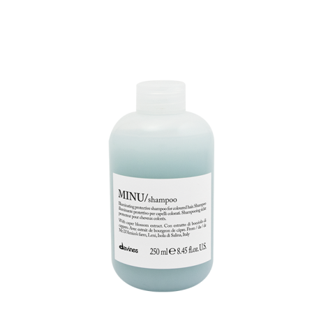  Шампунь для блеска и сохранения косметического цвета волос MINU Shampoo Davines, 250 мл