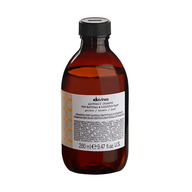 ALCHEMIC Shampoo Шампунь з прямими пігментами для підсилення кольору волосся золотий Davines, 280 мл 