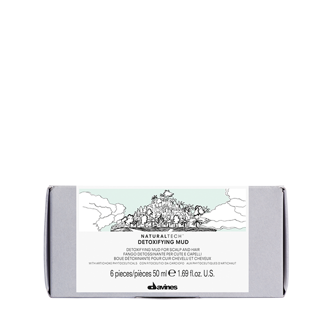 Грязь детоксицирующая Detoxifying mud Davines, 6*50 мл от компании ИРИС
