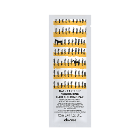 new!nt nourishing hair building pak- відновлююча маска для волосся пробник 12мл