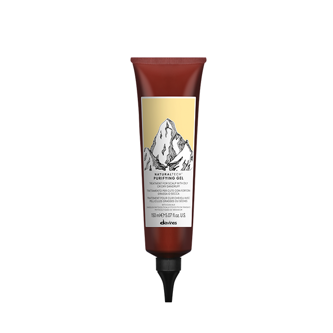PURIFYING gel Очищувальний гель проти сухої або жирної лупи Naturaltech Davines, 150 мл 