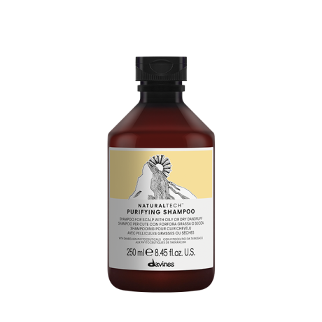 PURIFYING Shampoo Очищувальний шампунь проти сухої або жирної лупи Naturaltech Davines, 250 мл