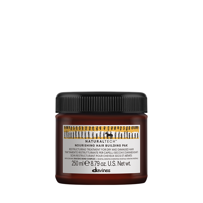 Питательная маска для реструктуризации поврежденных волос NOURISHING Hair Building Pak Davines, 250 мл от компании ИРИС