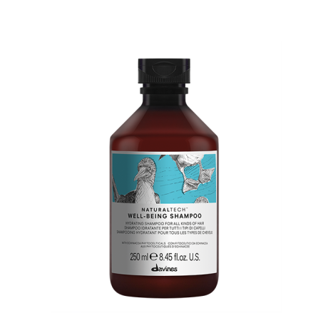 WELL-BEING Shampoo Зволожувальний шампунь для всіх типів волосся Naturaltech Davines, 250 мл