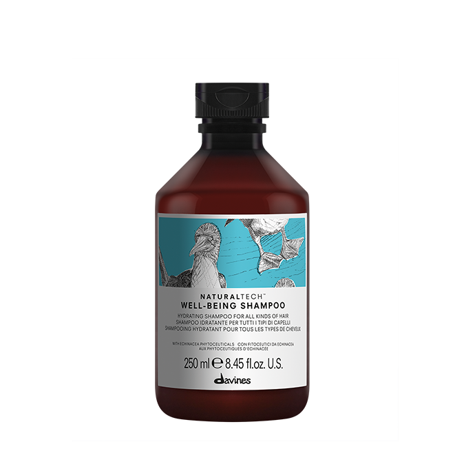 WELL-BEING Shampoo Зволожувальний шампунь для всіх типів волосся Naturaltech Davines, 250 мл 