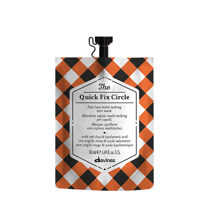 THE QUICK FIX CIRCLE Маска для миттєвого зволоження та розгладження волосся Davines, 50 мл 