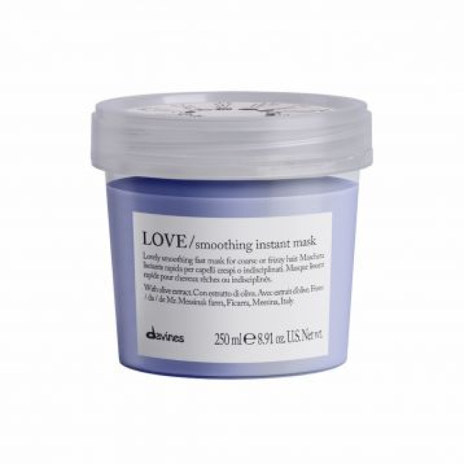 LOVE smoothing Instant Mask Маска для миттєвого розгладження та надання м'якості волоссю Essential Haircare Davines, 250 мл 