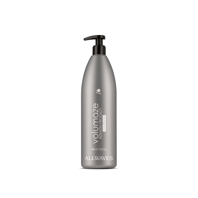 Кондиціонер для об'єму волосся з кератином ALLWAVES VOLUMAZE KERATIN PRODIGY VOLUMISING CONDITIONER, 1000 мл 