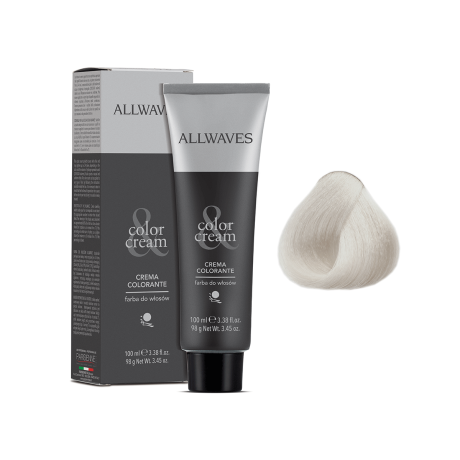 Крем-краска для волос ALLWAVES COLOR CREAM 10.12 Ультра светлый блонд серебристый