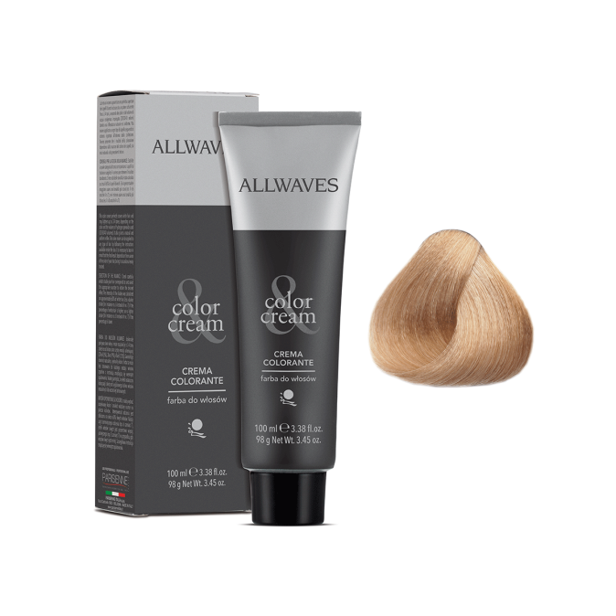 Крем-фарба для волосся ALLWAVES COLOR CREAM 9.3 Дуже світлий блонд золотий 