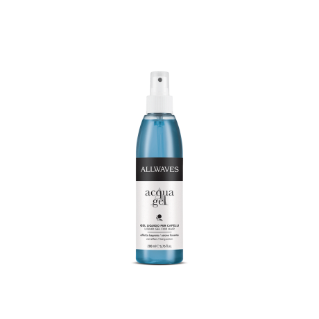 Гель-спрей для создания эффекта влажных волос Allwaves acqua gel wet effect liquid gel, 200 мл