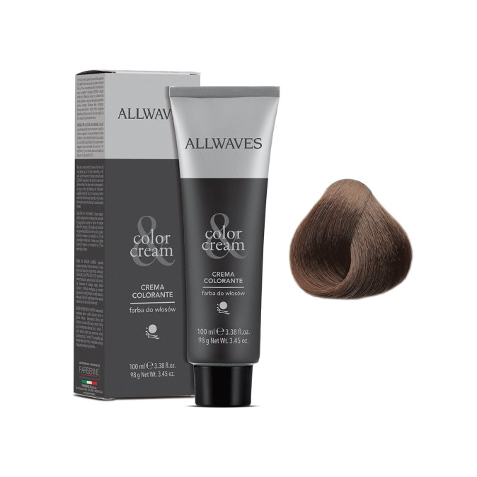 Крем-краска для волос ALLWAVES COLOR CREAM 7.0 Средний блонд от компании ИРИС