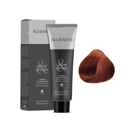 Крем-краска для волос ALLWAVES COLOR CREAM 6.4 Тёмный блонд медный