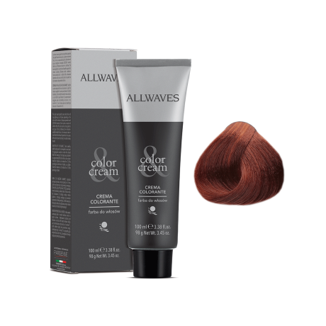 Крем-краска для волос ALLWAVES COLOR CREAM 5.4 Светлый коричневый медный