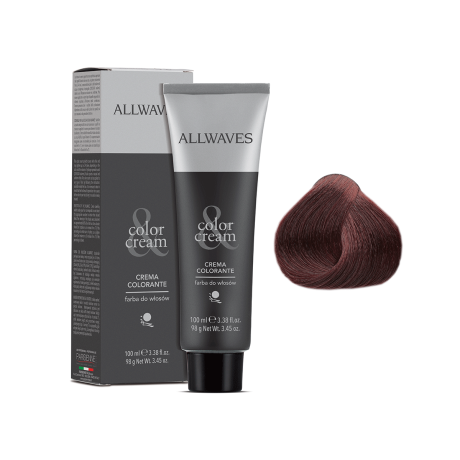 Крем-краска для волос ALLWAVES COLOR CREAM 4.6 Средний коричневый пурпурный