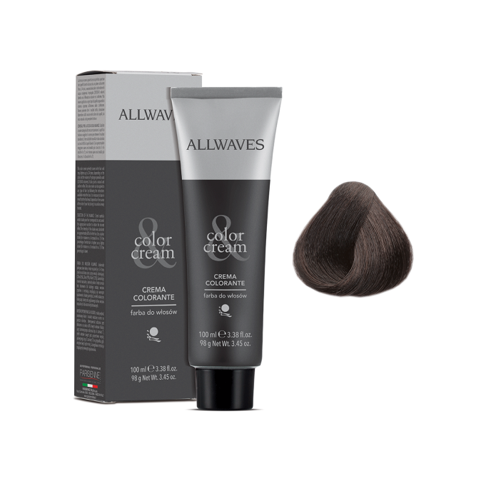Крем-фарба для волосся ALLWAVES COLOR CREAM 4.0 Середній коричневий 